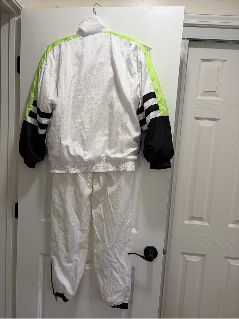 Vintage 80s/90s Lavon Colorblock Windsuit Tracksuit Set - S/XS - Picture 2 of 15